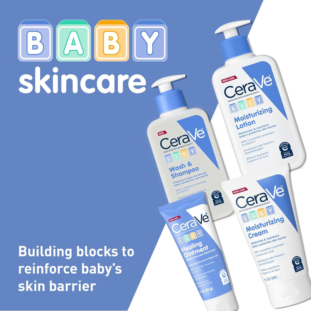 CeraVe Baby 2-in-1 Wash & Shampoo with Vitamin E for Hair & Skin. 8oz | Tear-Free Wash For Baby Hair and Skin with Vitamin E. Fragrance-Free. Paraben-Free. Dye-Free. Phthalates-Free. Sulfate-Free
