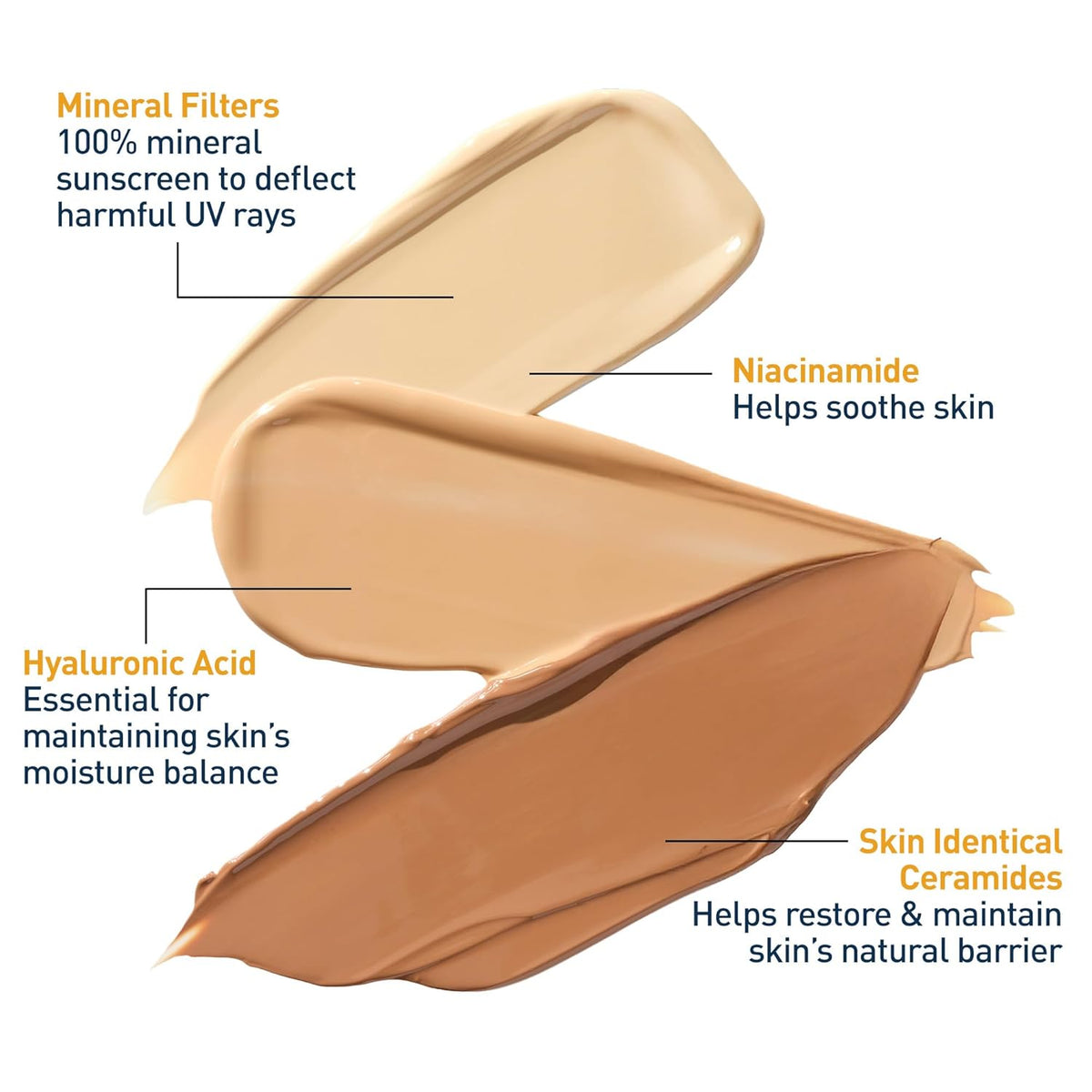 CeraVe Tinted Sunscreen for Face. Mineral SPF 30 Moisturizer. Deep. 1.7oz | Skin Care. Face Sunscreen. Hyaluronic Acid. Zinc Oxide. Titanium Dioxide. Sheer Tint. Healthy Glow. Blends Seamlessly